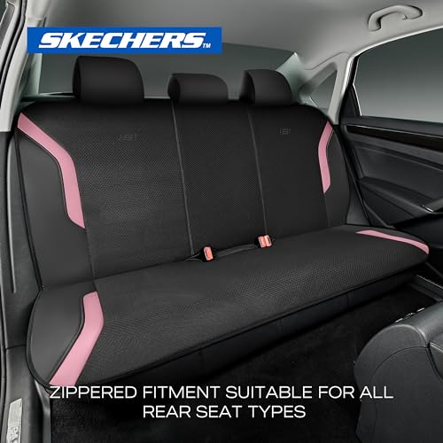 image for Skechers Memory Foam Car Seat Covers, Air Cool Mesh Thick Seat Covers,