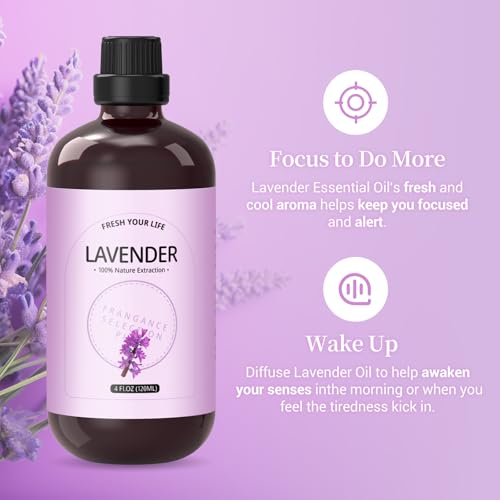 Aceite Esencial de Lavanda 4 Fl Oz Puro y Natural miniatura 2
