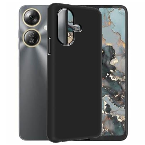 CAXKJE Coque pour HTC Wildfire E5 Plus (6.75 Pouce),Ultra Fin Silicone Case TPU Bumper Noir Housse de Protection Antichoc Cover,pour Wildfire E5 Plus Etui -...