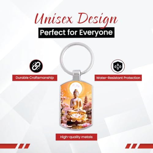 Image of Premium Printed Metal Keychain for Men & Women | High-Definition Artwork Print | Durable Key Ring for Car, Bike, Home & Office Keys | Stylish Decorative Key Holder Gift