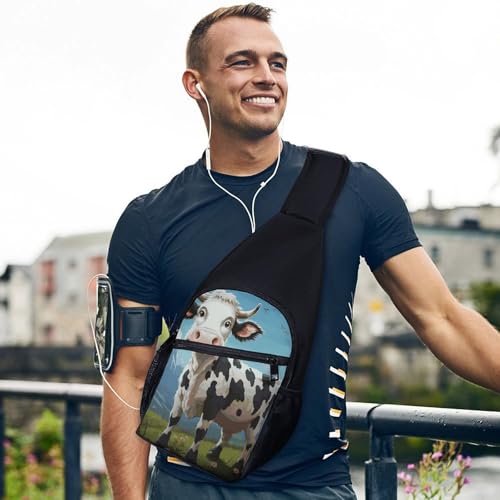 Bolso cruzado casual para viaje y senderismo unisex miniatura 3