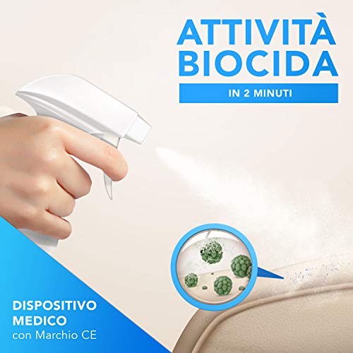 AIESI® Gebrauchsfertiges, schnell wirkendes Sprühdesinfektionsmittel für Oberflächen von Medizinprodukten und Dentaleinheiten 1 Liter Flasche HOSPIGERM SPRAY