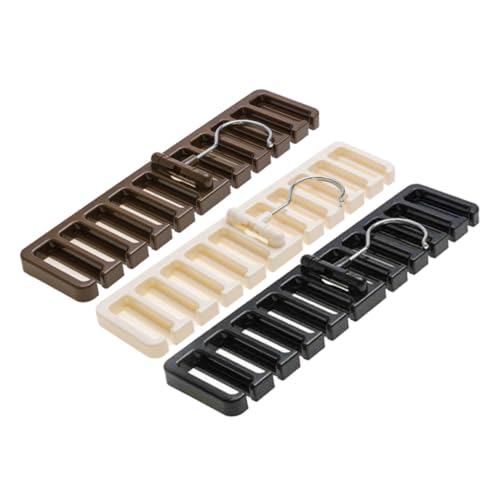 WEKAMOS 3 Piezas Organizador de Cinturones y Corbatas Perchero Colgante Multifuncional para Armario Almacenamiento Compacto para Pañuelos y Fulares Diseño Ligero y Resistente Ahorro de