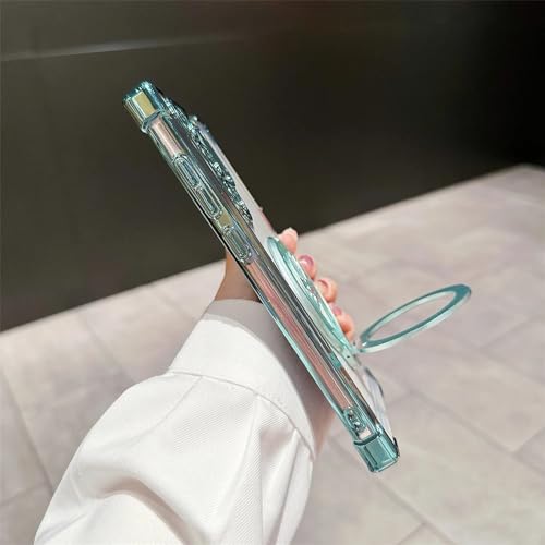 Étui support Samsung S22 Plus vert transparent résout le visionnage mains libres - 2