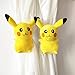 1 Pair Cartoon Tenda Fibbia Tieback Peluche Tenda Animale Fibbia Gancio per Bambini Bambino Nursery Room Window Decorations-Un Paio di Pikachu Extra Large