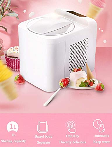 YYAI-HHJU Elektronische Eismaschine, Eiscreme Frozen Yogurt Sorbet Maker, Upgrade, Kein Vorfrieren Erforderlich… – Bild 4