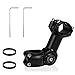 Yizhet Potence Réglable VTT 25,4/31,8 mm Potence Cintre Riser Potence de Vélo, 60 °Réglable Vélo VTT Fourche Tige avec Clé Hexagonale pour Vélo de Montagne, BMX (110mm, Alliage d'aluminium)