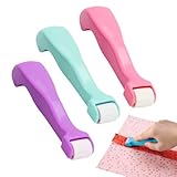 3 Stücke Quilt-Nahtrolle, Haltbarkeit Nähzubehör Nahtroller Kleines Tragbares Nahttrenner Naht Faltenroller Nähhilfen,Leicht Zu Greifen zum Quilten, Nähen, Drucken, Tinte, Tapeten