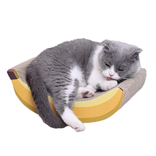 ULTECHNOVO Arranhador de Gato Almofadas de Arranhar de Gato Placa de ArranhÃ£o de PapelÃ£o Ondulado