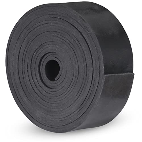 Nabowan RS15253000 Solid Rubber Sheets,Strips,Rolls 1/16 Inch (.062") Thick X 1 Inch Wide X 120 Inch Long, Thin Neoprene Rubber, Perfect For Diy Gasket Material cover