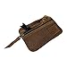 Hide & Drink, Multi-Tool Pocket Pouch, Compact Multipurpose EDC Zippered Bag, Mini Camping Tool Case, Waxed Canvas, Knife Holster, Handmade Slim Organizer, Honey Bourbon