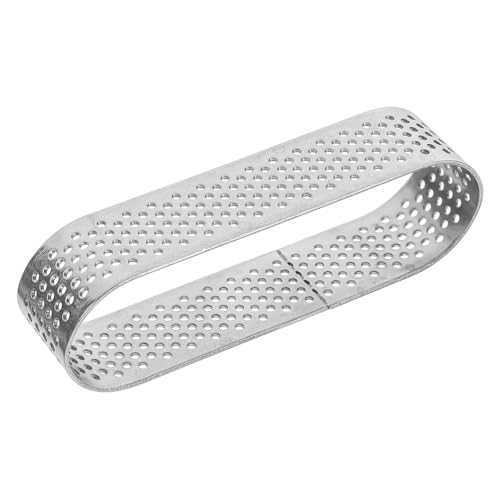 BESPORTBLE Oval Tart Ring Mold Stainless Steel Mousse Ring Tartlet Mould for Cake Dessert Baking for Tiramisu and Fruit Pies