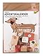 folia 9382 - Adventskalender-Set Sausage Dog, 54-teiliges DIY Bastel-Set zur Gestaltung eines individuellen Adventskalenders für Hunde-Liebhaber
