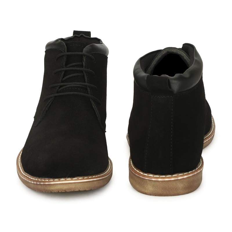 Image of Suede Leather Low Ankle Boot Lace Up for Men