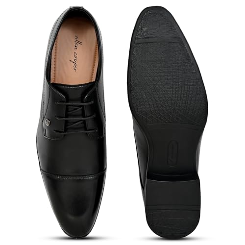 Image of Allen Cooper Genuine Leather Formal Shoes for Men | Business, Wedding Collection