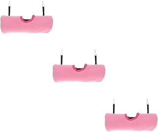 Ipetboom 3 Pçs Papagaio Túnel Rede Quente Hamster Casa Furão Túnel Pendurado Cobaia Rede Cobaia Pendurado Cama Gerbil Brinquedo De Estimação Hamster Resto Esconderijo Túneis Ninho Hamster