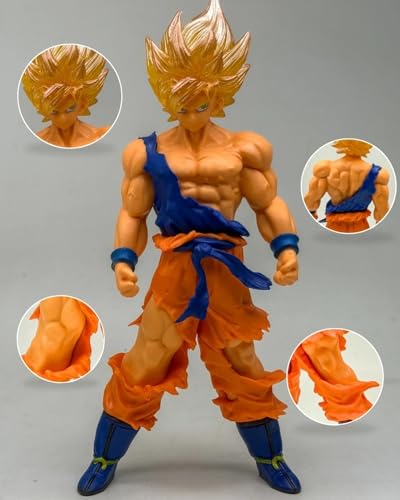 Image of Awestuffs Gokuu Super Saiyan 2 Large Action Figure Limited Edition Manga Toy Collectible