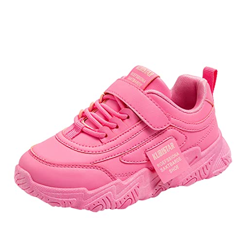 Children Toddler Boys Girls Sneakers Casual Comfortable Thick Sole Non Slip Lace Up Hook Loop Walking Tennis Shoes