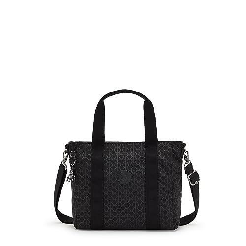 Kipling Women's Asseni Mini Tote Bag, Compact Lightweight Everyday Purse, Nylon Shoulder Bag
