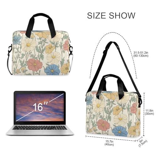 Bolso bandolera para laptop con multiples compartimentos miniatura 3