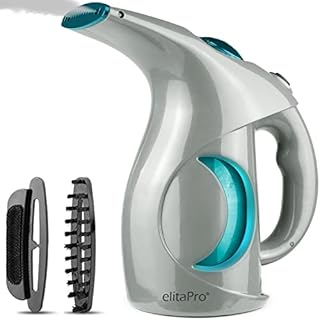 Steamer For Clothes, Handheld Garment Steamer, Travel Size Clothing Steam Iron, Dry Steam Upgraded Version Gray / Teal