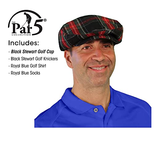 Black Stewart Golf Outfits - Mens - Royal Blue2