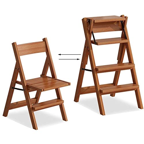 Taburete de escalera convertible para ahorrar espacio en pisos pequeños 3