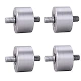Typ B: Durchmesser 100 mm, Gesamtwellenlänge 120 mm, Nabendicke 50 mm, Wellendicke 25 mm, Stufe 4 mm, Schraubendicke 24 mm