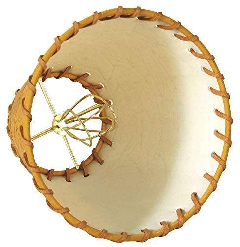 Royal Designs, Inc. CS-973 Round Faux 2 Tone Leather Chandelier Basic Shade Cs-973-6 thumb #2