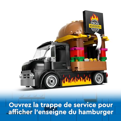 Lego City Le Food truck De Burgers 60404 Lego - vue 8