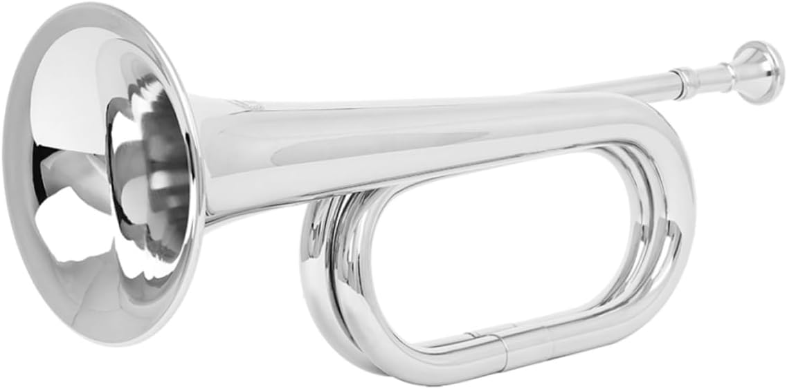 Kisangel Bugle Horn Case c Tuned Trumpet for Orchestra Beginner Music Instrument Bugle for Band