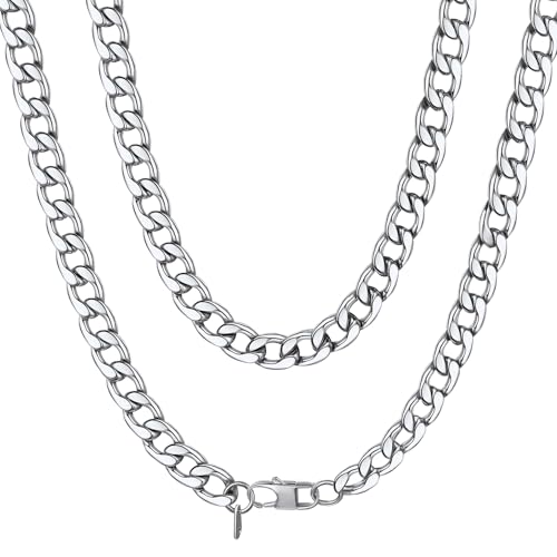 Chaîne Hip Hop pour homme ChainsHouse, collier en maille cubaine 12mm et chaîne hip-hop durable
