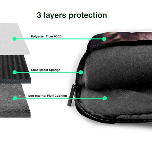 Sac ordinateur 15.6 pouces chat de l'espace anti-choc et léger pour PC