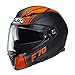 Produktbild HJC Helmets Herren Nc Motorrad Helm, Schwarz/Orange, XL