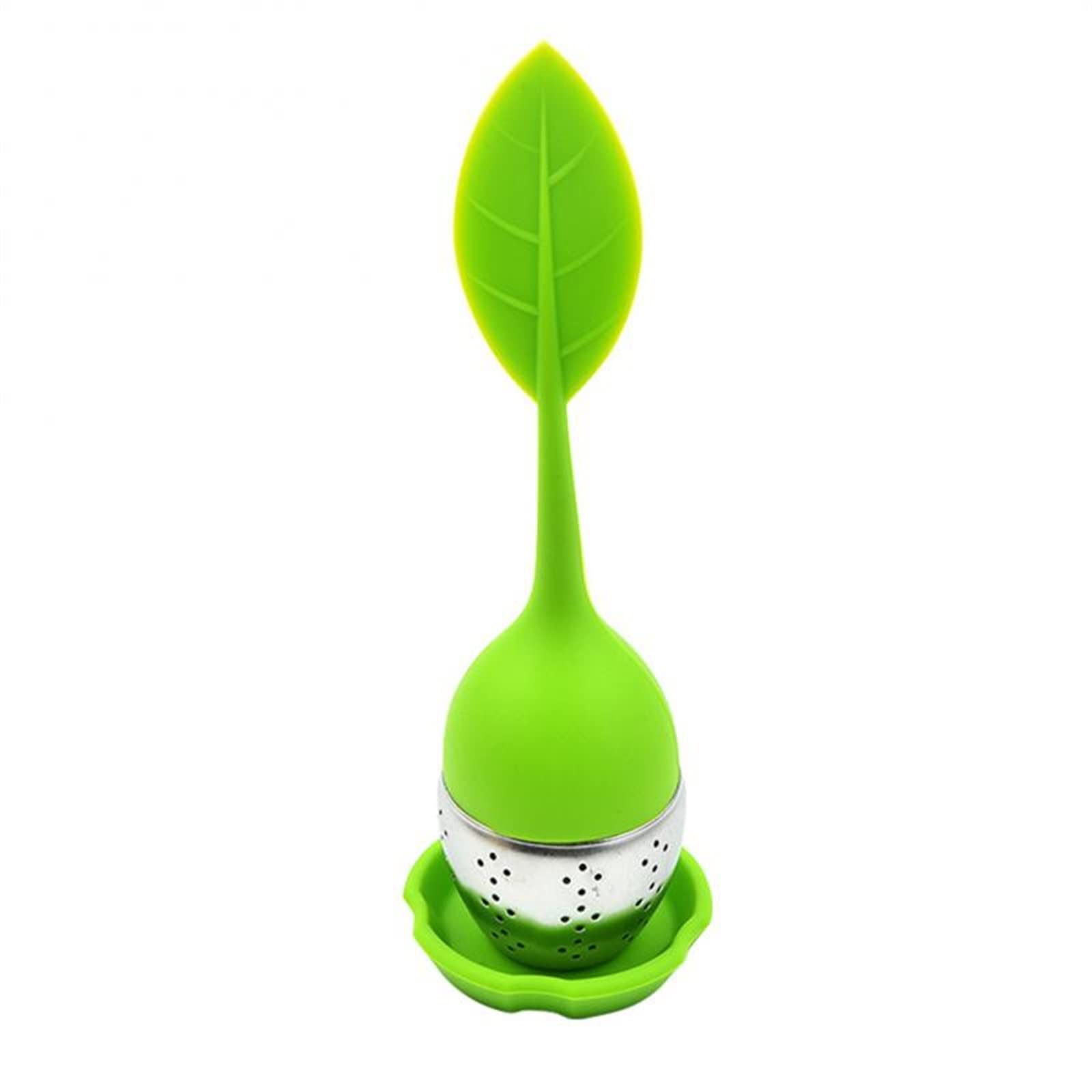 Colador de té, separador de té, acero inoxidable, filtro de taza inferior de té