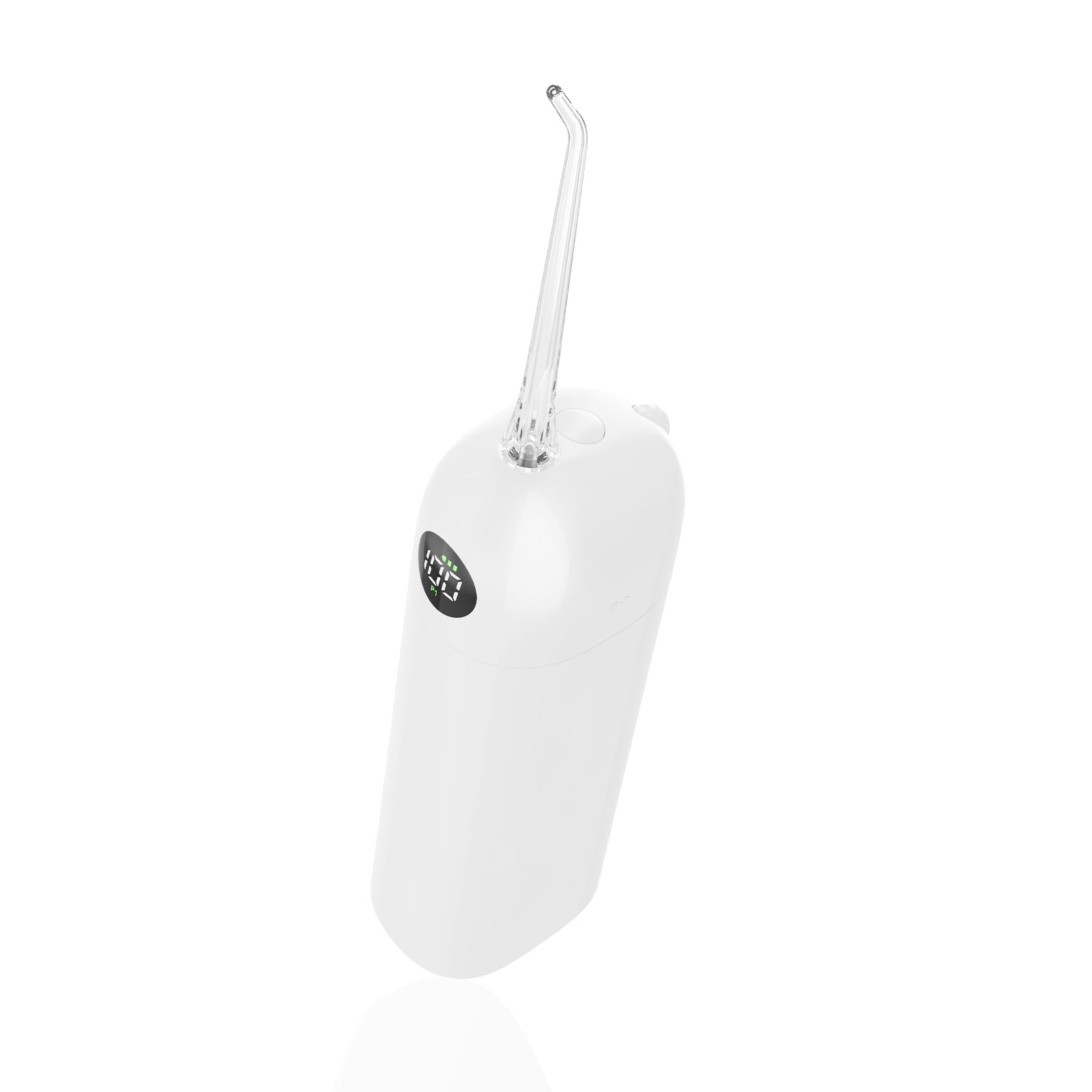 Photo 1 of SEESMILE Portable Water Flosser for Teeth, 100 Power Levels (0-150-PSI Variable Pressure) Mini Cordless Electric Floss for Tooth Cleaning and Flossing, IPX7&250ML Water for Braces Aldult White
