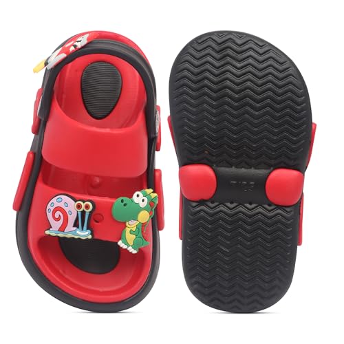 Image of Kids Cartoon Character Sports Sandals Lightweight Soft Sole Slip-On Sandals with Adjustable Back Strap for Boys & Girls