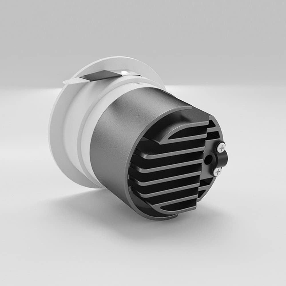 2 Pack，2.48/3.35 Inch LED Recessed Lighting Round Ultra-Thin Anti-Glare LED Ceiling Lights，CRI 95+ Beam Angle 24° COB Downlights Business Ceiling Light Fixtures Spotlights High Brightness (Colo