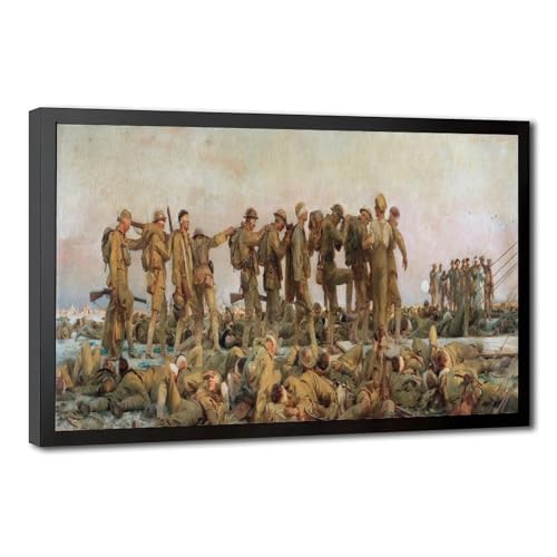 Gassed de John Singer Sargent tableau sur toile premium pour cadre mural