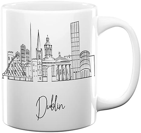 Miniatura 23 de Taza de cerámica Madrid Spain Skyline, taza blanca de recuerdo de Europa de 11 onzas, taza de café personalizada, regalo para cumpleaños, taza