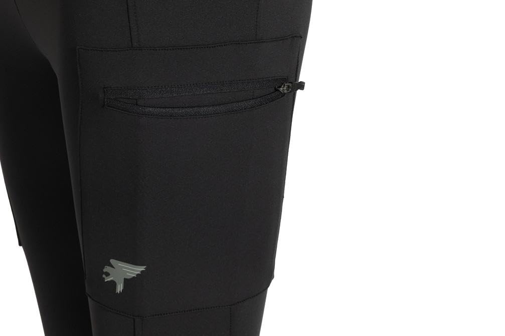 Leggins Joma 902465.100 Explorer de Color Negro - Mujer