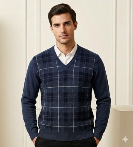 Image of Pivl V Neck Sweater for Men || Winter Sweater || Winter Wear