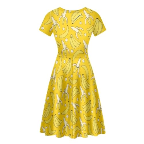 Youngerbaby Cute Love Paw Print Girls Skirts Casual Dresses Novelty Swing Midi Dress Festival2