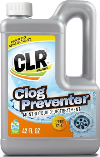 CLR Clear Pipes & Drains Clog Remover and Cleaner, For Showe...