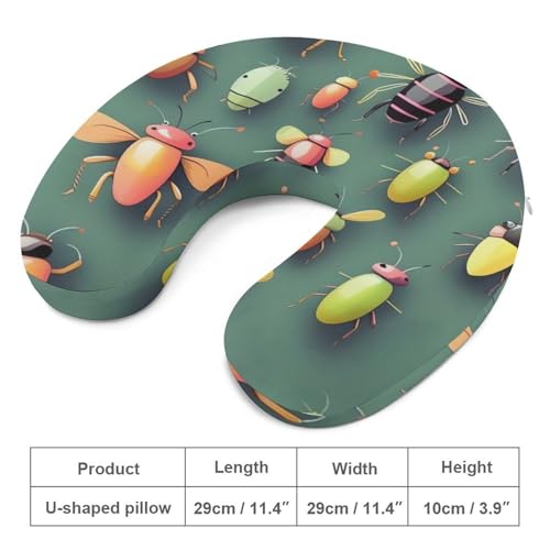 Almohada de viaje espuma viscoelástica tamaño único miniatura 2