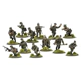 Warlord Games Waffen-SS Starter Army - Pretorianie Rzeszy, plastikowe miniatury w skali 28 mm, do akcji śrub, bardzo szczegółowe miniatury z II wojny światowej