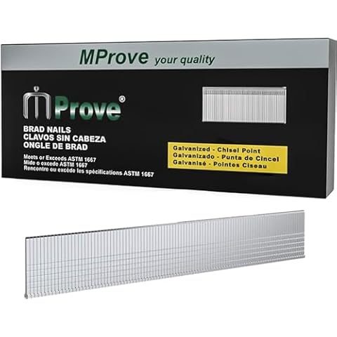 MProve 18 Gauge Brad Nails for Staplers Cover
