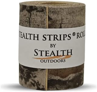 Stealth Strips Camo Silencing Tape | Self Adhesive Silencing Fabric | Great for Quieting All of Your Metal Hunting Gear and Accessories