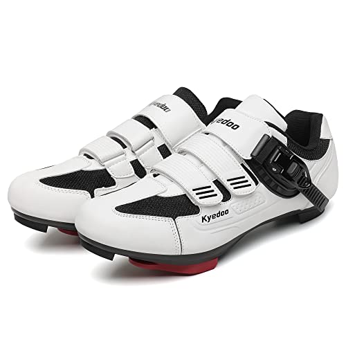 Image of Unisex Cycling Shoes Compatible with Peloton Bike Shoes Indoor Clip in Peleton Road Bike Riding Racing Biking Shoes with Delta Cleats for Mens Womens Indoor Outdoor Bike Pedal