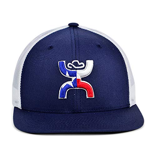 Image of HOOEY Texican Texas Trucker Hat for Men - Adjustable Snapback Mesh Baseball Cap - Western Work & Casual Wear Breathable Mesh